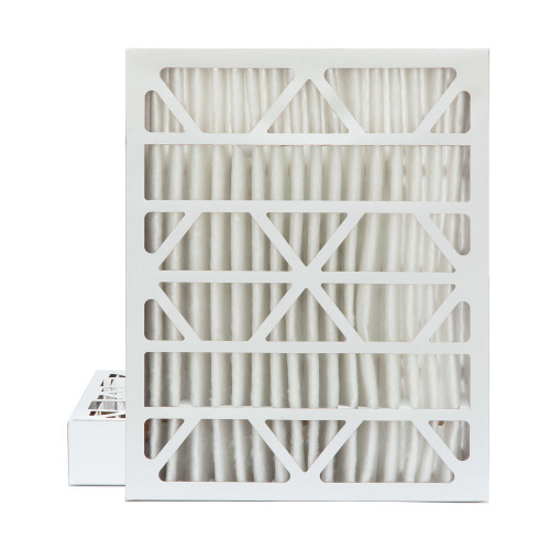 20x25x4 MERV 8 ( FPR 5-6 ) Pleated 4" Inch HVAC Filters for AC and Furnace.  2 Pack.   Exact Size: 19-1/2 x 24-1/2 x 3-3/4