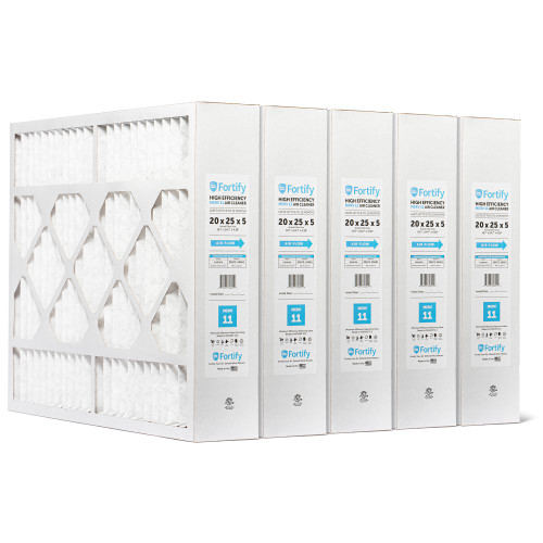 20x25x5 MERV 11 HVAC Filters. Replacement for Lennox X6673 Healthy Climate Whole House Air Cleaner. (Case of 5)  20x25x5 MERV 11 HVAC Filters. Replacement for Lennox X6673 Healthy Climate Whole House Air Cleaner. (Case of 5)