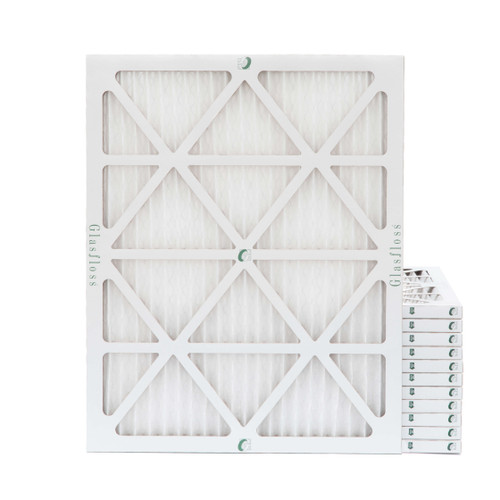 18x24x1 MERV 8 Pleated Air Filters for HVAC Systems. Case of 12