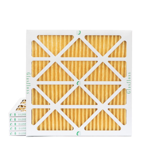 12x12x1 MERV 11 ( FPR 8-9 ) Pleated Air Filters for HVAC Systems by Glasfloss.  6 Pack