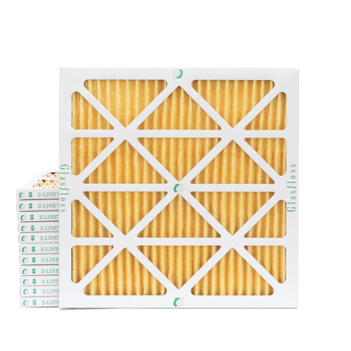 18x20x1 MERV 11 ( FPR 8-9 ) Pleated Air Filters for HVAC Systems by Glasfloss.  Case of 12