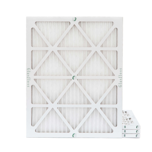 16x20x1 MERV 13 Pleated Air Filters for HVAC Systems. Box of 4