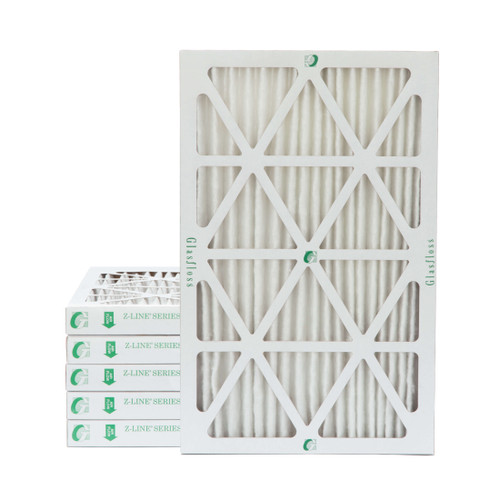 16x25x2 MERV 8 Pleated 2" Inch Air Filters for HVAC Systems. 6 Pack