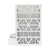 12x24x4 MERV 13 ( FPR 10 ) Pleated 4" Inch Air Filters for HVAC Systems by Glasfloss.  2 Pack.   Exact Size: 11-3/8 x 23-3/8 x 3-3/4