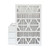 12x24x4 MERV 13 ( FPR 10 ) Pleated 4" Inch Air Filters for HVAC Systems by Glasfloss.  4 Pack.   Exact Size: 11-3/8 x 23-3/8 x 3-3/4