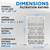16x25x4 MERV 10 ( FPR 6-7 ) Pleated 4" Inch Air Filters for HVAC Systems by Glasfloss.  4 Pack.   Exact Size: 15-1/2 x 24-1/2 x 3-3/4