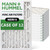 16x25x2 MERV 8 ( FPR 5-6 ) Pleated 2" Inch HVAC Filters for AC and Furnace by Mann+Hummel. Case of 12