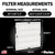 Parker 20x20x1 MERV 8 Xtreme Plus Self-Supported Pleated Air Filters.  6 Pack.  Actual Size: 19.5x19.5x0.75