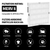 Parker 20x25x2 MERV 8 Xtreme Plus Self-Supported Pleated Air Filters.  6 Pack.  Actual Size: 19.5x24.5x1.75
