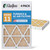 14x25x1 MERV 11 ( FPR 8-9 ) Pleated Air Filters for HVAC Systems by Glasfloss.  Box of 4