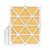 20x25x1 MERV 11 ( FPR 8-9 ) Pleated Air Filters for HVAC Systems by Glasfloss.  Case of 12