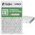 12x20x1 MERV 13 ( FPR 10 ) Pleated Air Filters for HVAC Systems by Glasfloss.  Box of 4
