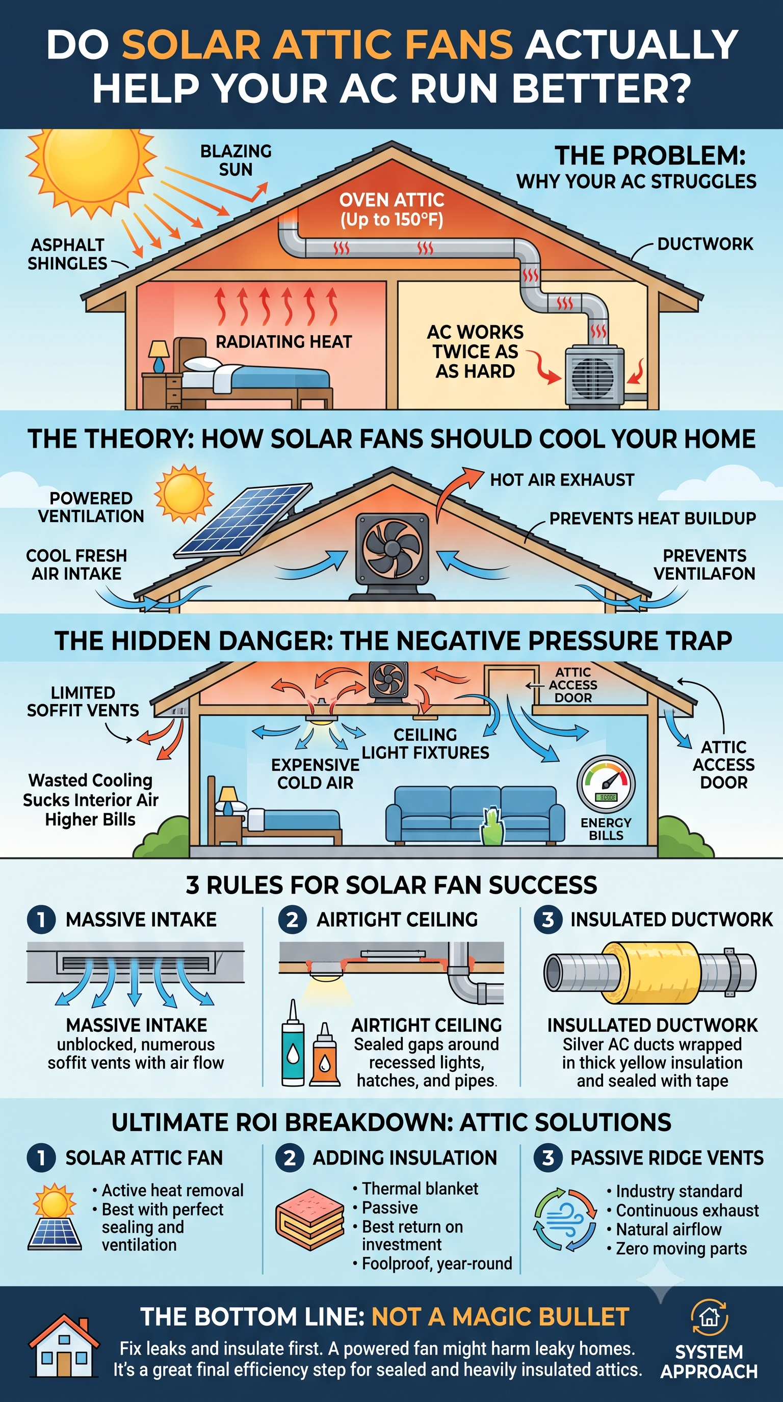 Do Solar Attic Fans Actually Help Your AC Run Better?