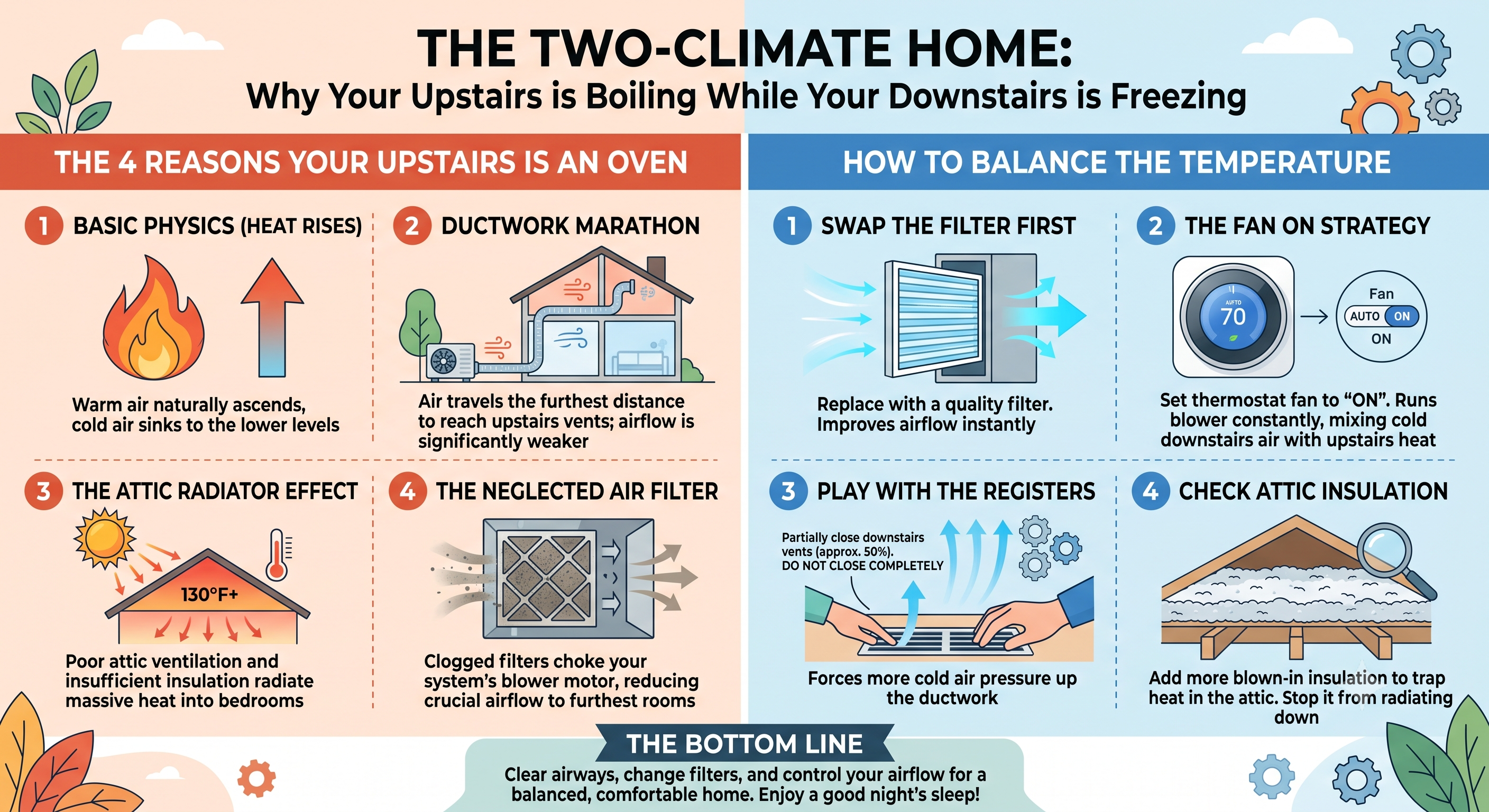 The Two Climate Home: Why Your Upstairs is Boiling While Your Downstairs is Freezing