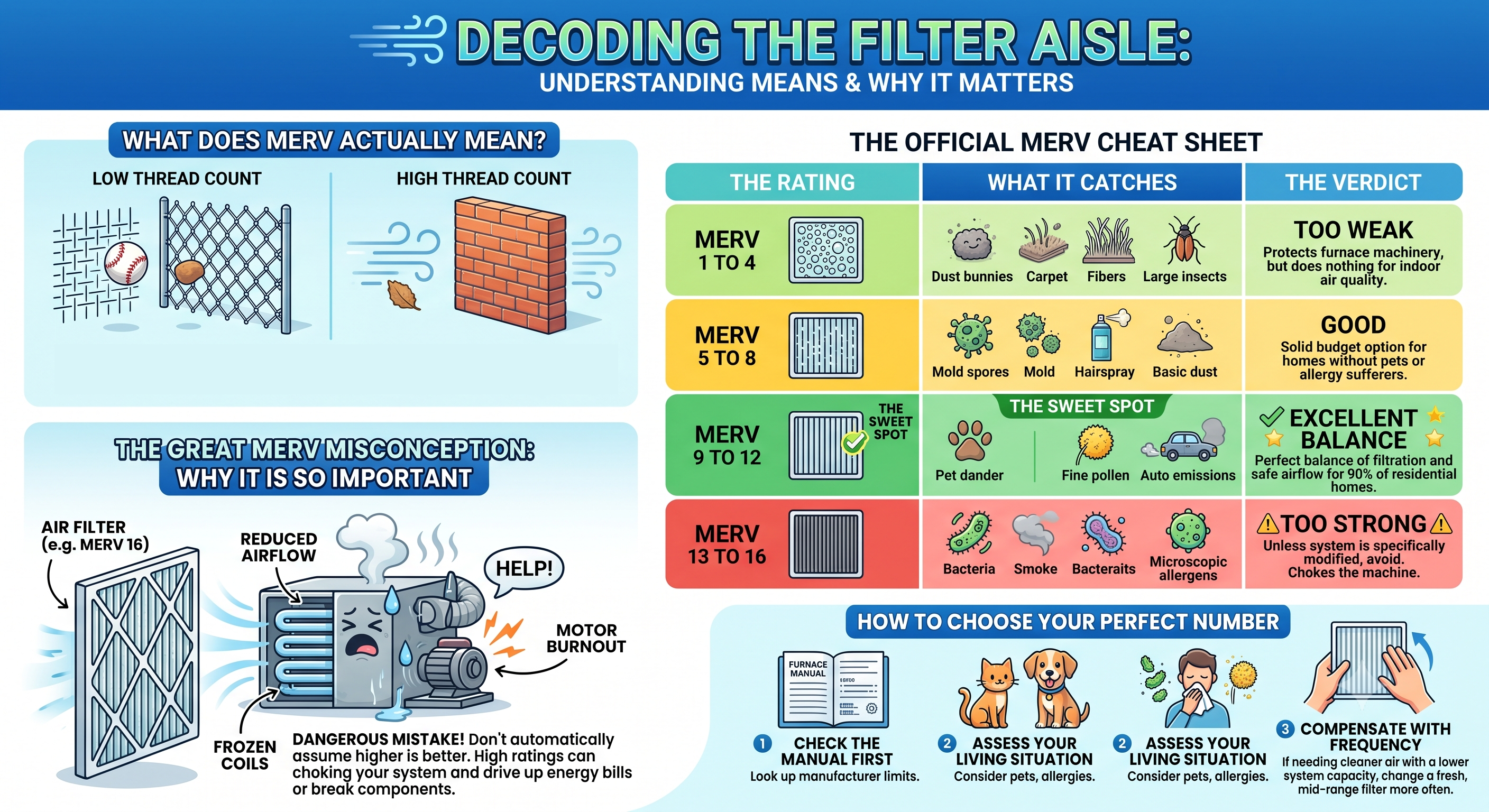 Decoding the Filter Aisle: What MERV Means and Why It Matters