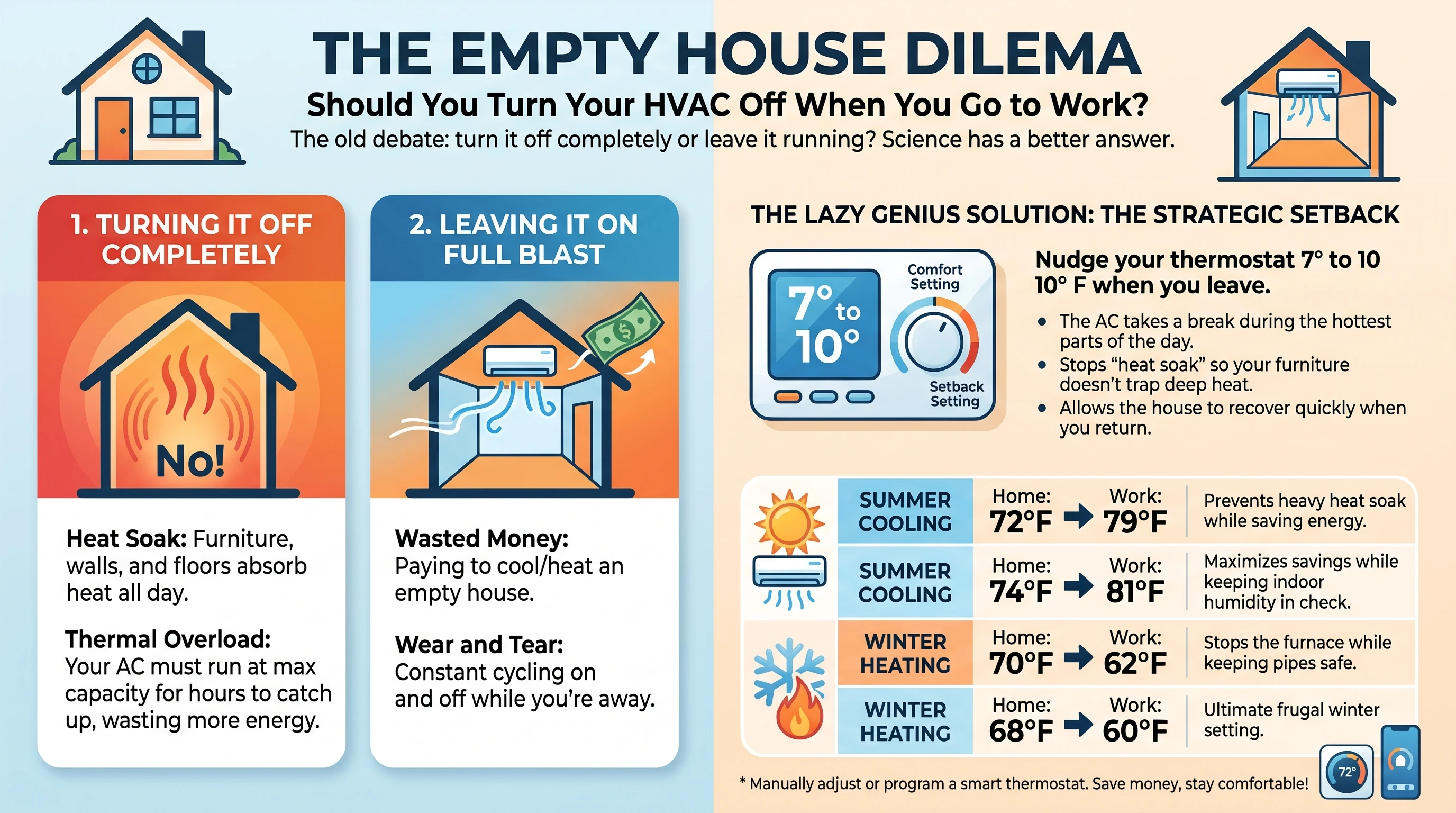 The Empty House Dilemma: Should You Turn Your HVAC Off When You Go to Work?