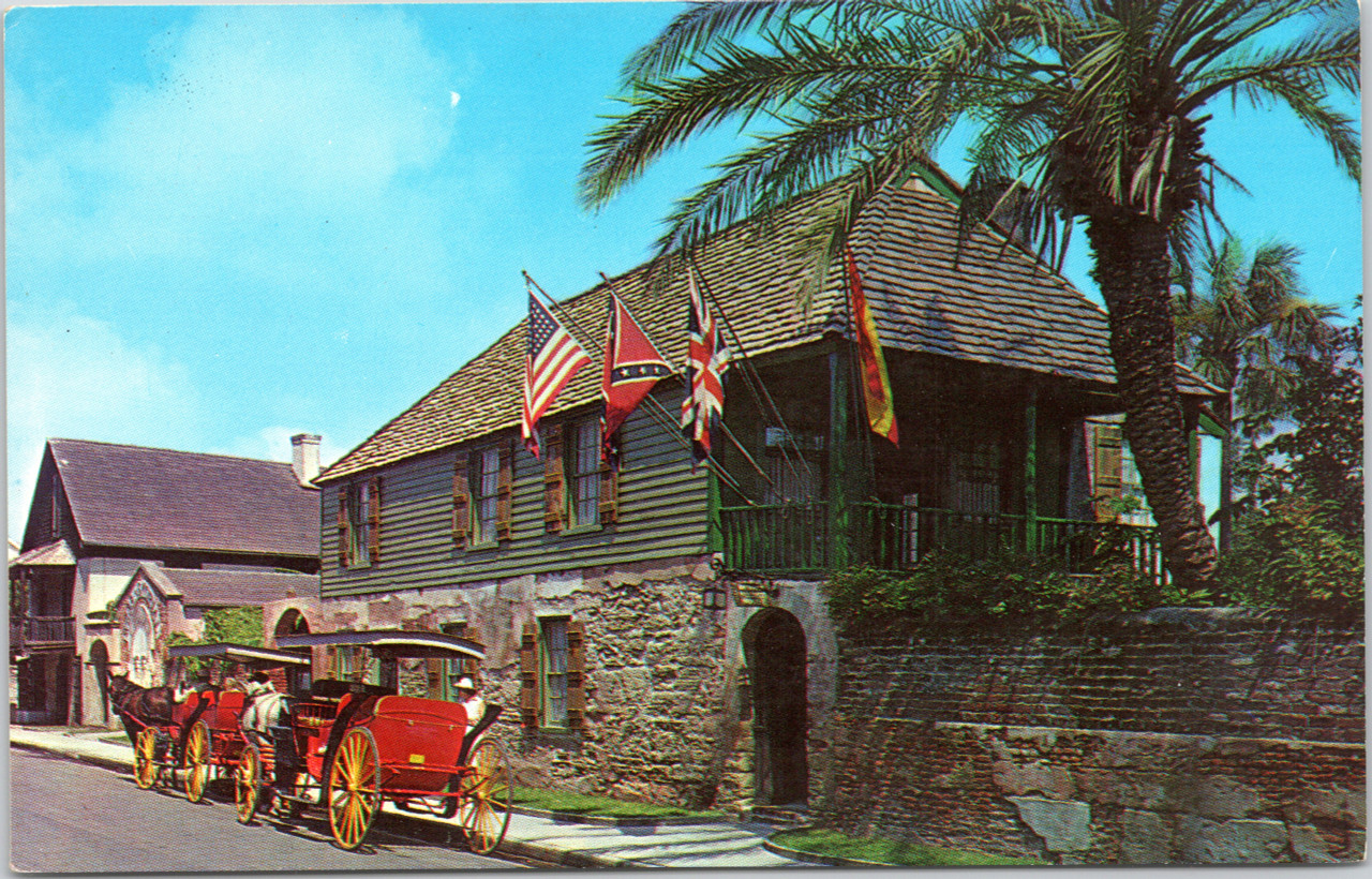 Postcard Florida Orlando FL Downtown 1960s Chrome Unposted 