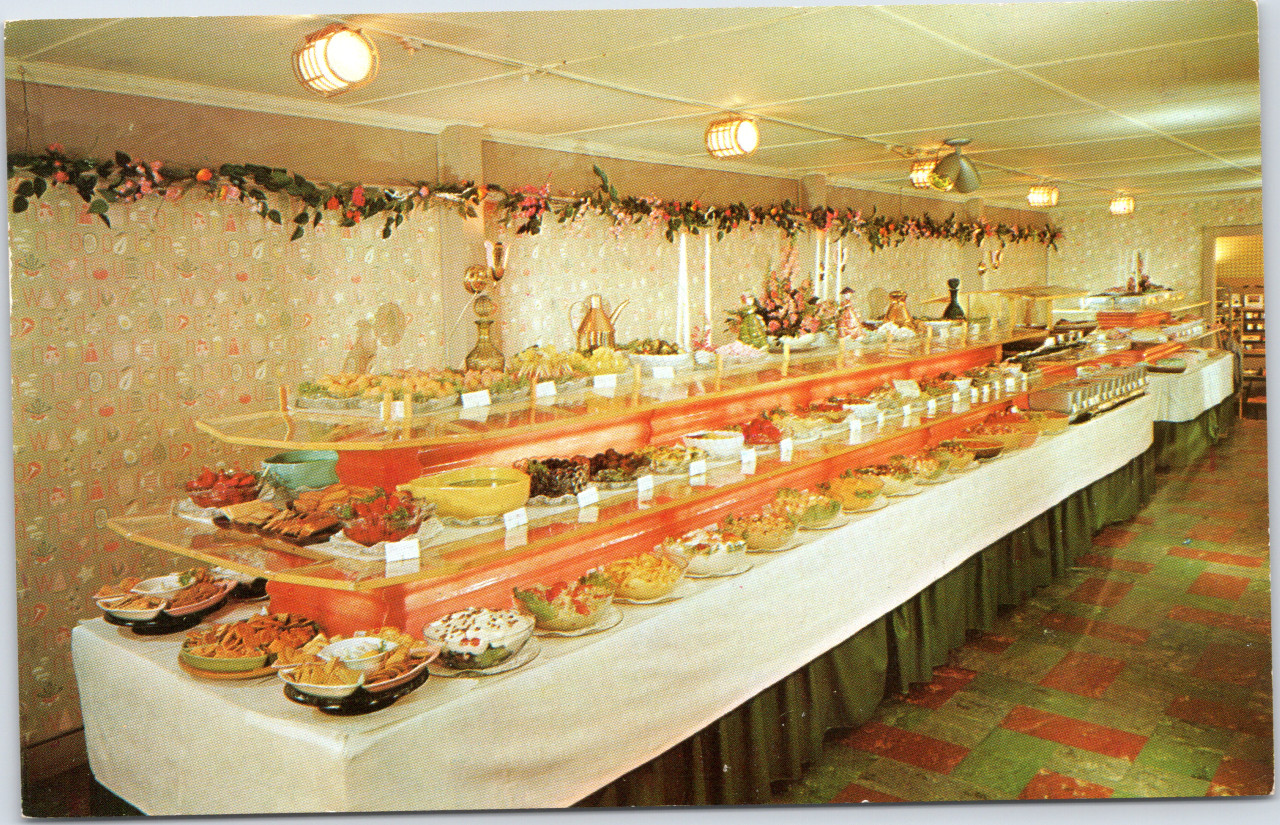 The San-Dar Dining Room, Belleville buffet table The Gayraj