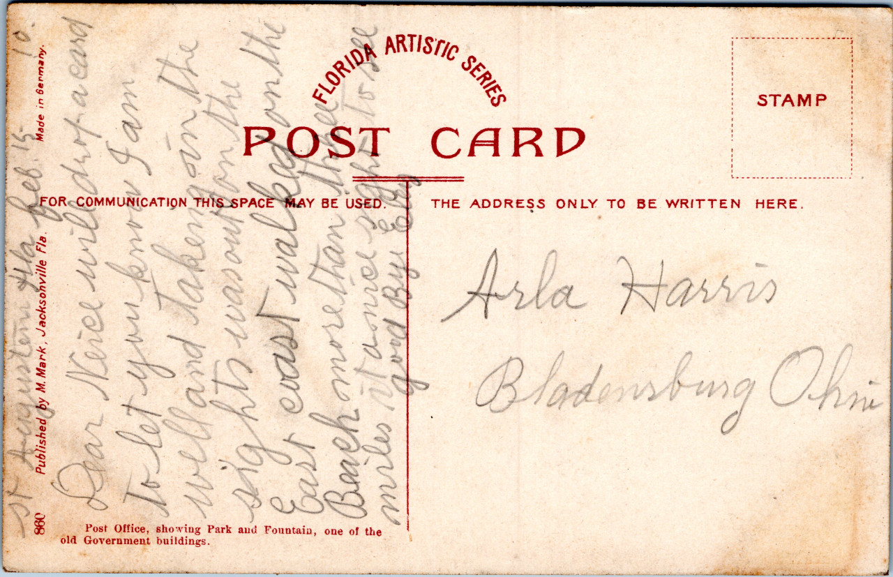 St. Augustine Post office and Park The Gayraj