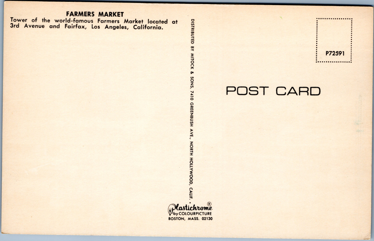 Farmers Market Los Angeles 1960s-1970s - The Gayraj