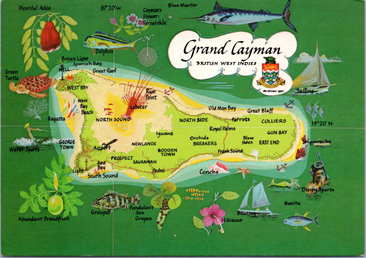 Grand Cayman Map - The Gayraj
