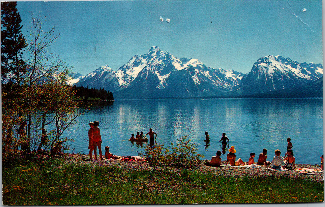 Swimming Beach at Colter Bay Village - The Gayraj