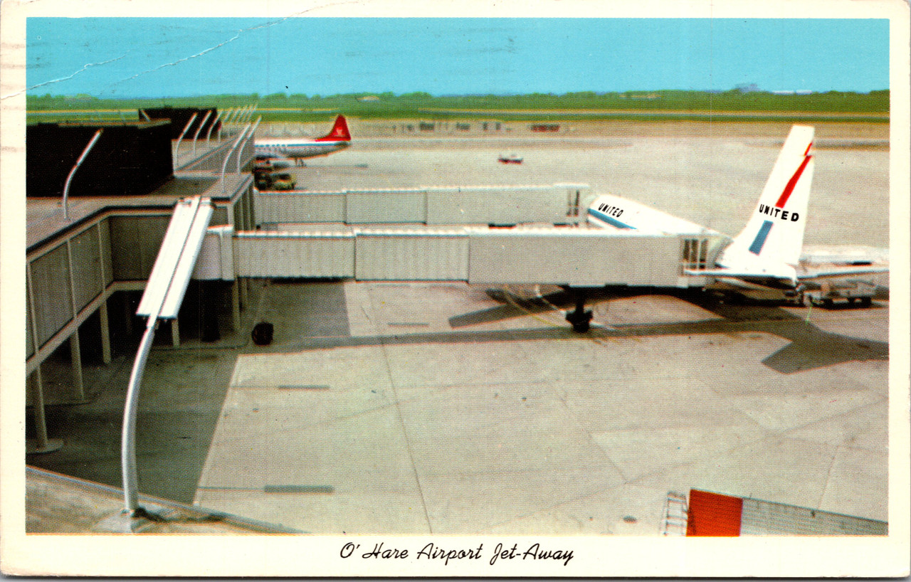 O'Hare International Airport Jet-Away United loading ramp - The Gayraj