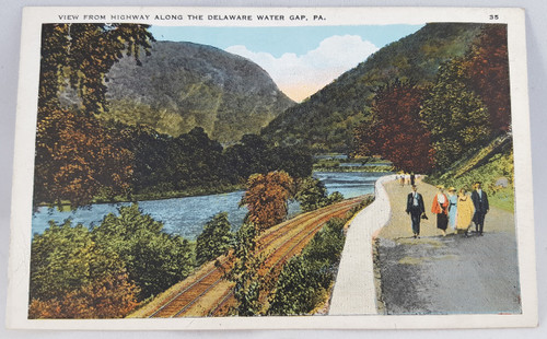 View from Highway Along the Delware Water Gap, Pennsylvania