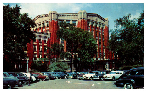 Entrance to the Henry Ford Hospital