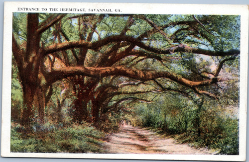 Entrance to the Hermitage, Savannah Georgia