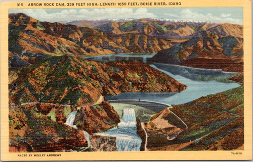 Arrow Rock Dam, Boise River, Idaho