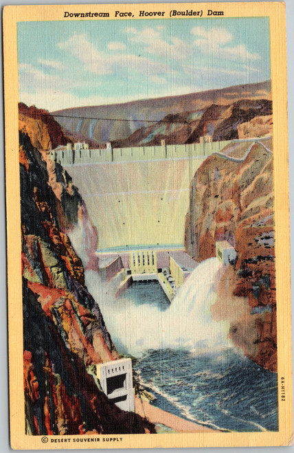 Hoover Dam, downstream face