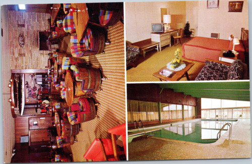 Inn America, Mansfield, Ohio - 1970s - pool, lounge, room