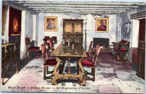 Main Room, Oldest House, St. Augustine