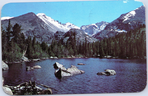 Bear Lake with Long Peak and Glacier Gorge