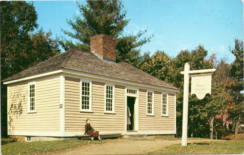 Printing Office Isaiah Thomas - woman sitting outside