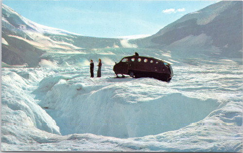 Snowmobile on Athabasca Glacier