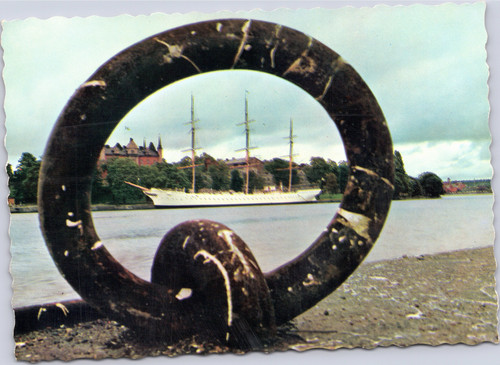 Stockholm, youth hostel af Chapman - view through mooring ring