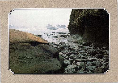 Sand, Stone and Surf - low tide along beach