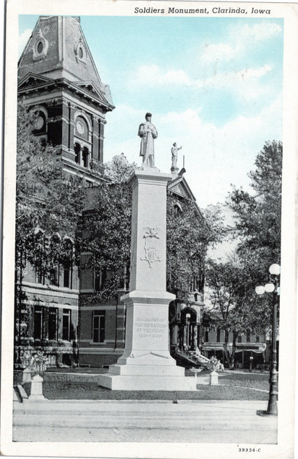 Soldiers Monument, Clarinda Iowa