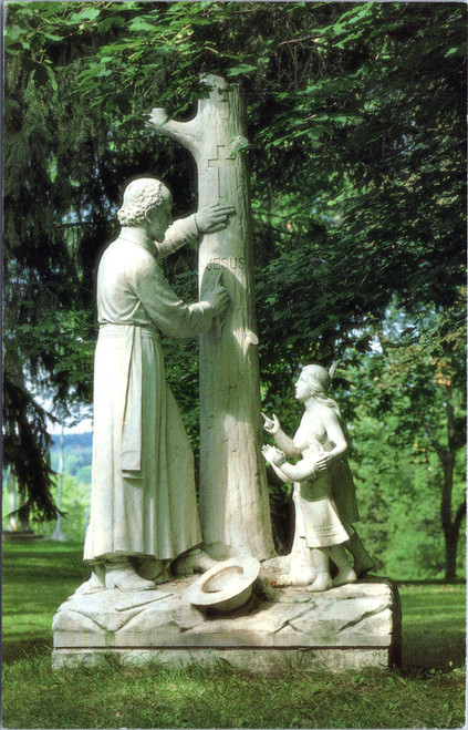 National Shrine of the North American Martyrs - statue