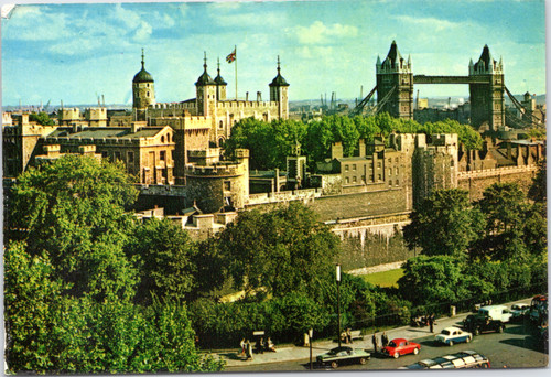 Tower of London and Bridge - Ben Berky clothing advert WI and MI