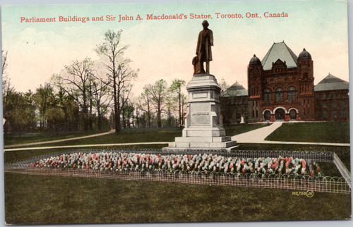 Parliament Buildings and Sir John A. Macdonald's Statue