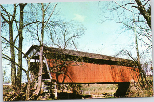 Fultz span covered bridge Poplar Creek, Fairfield County, Ohio