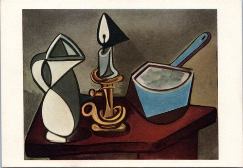 Pablo Picasso - Candelstick, jug and enamelled saucepan    (20-11-887)