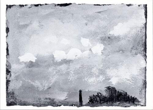 Iowa Artists' Postcards - East Sky, - Dusk - Marengo, by Pat Edwards