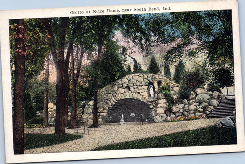 Grotto at Notre Dame, near South Bend, Ind.