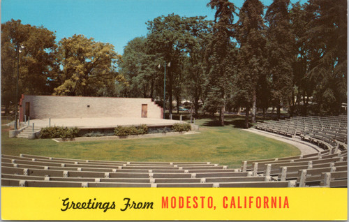 Greetings from Modesto, California - Mancini Bowl