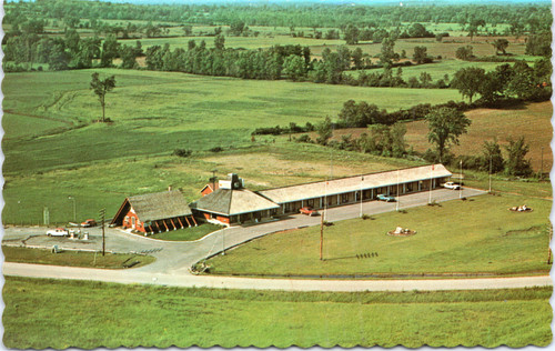 Dickens Motel, Belleville, Ontario - birds eye view