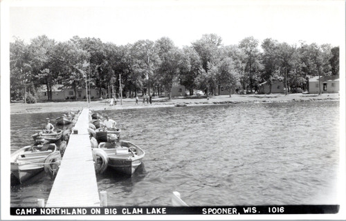 Camp Northalnd on Big Clam Lake, Spooner, Wis